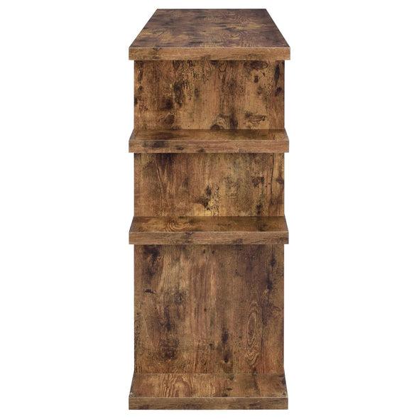 Santos 3-tier Bookcase Antique Nutmeg - 801848 - Luna Furniture