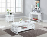 Schmitt Rectangular End Table High Glossy White - 705707 - Luna Furniture