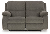 Scranto Brindle Reclining Loveseat from Ashley - Luna Furniture