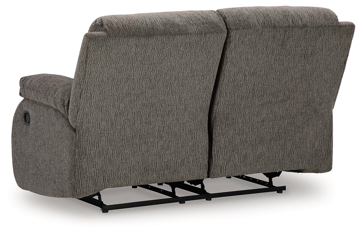 Scranto Brindle Reclining Loveseat from Ashley - Luna Furniture
