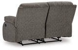 Scranto Brindle Reclining Loveseat from Ashley - Luna Furniture