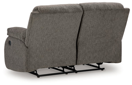 Scranto Brindle Reclining Loveseat from Ashley - Luna Furniture