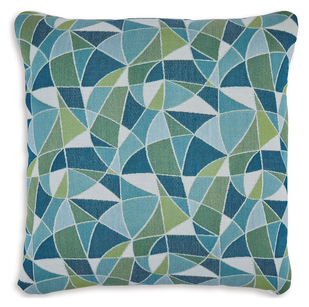 Seanow Next-Gen Nuvella Green/Turquoise/White Pillow - A1900005P - Luna Furniture