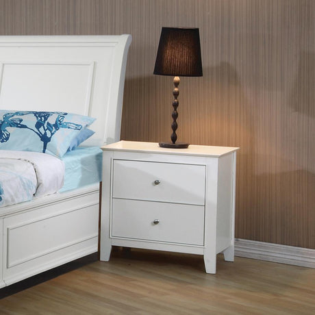 Selena 2-drawer Nightstand Buttermilk - 400232 - Luna Furniture