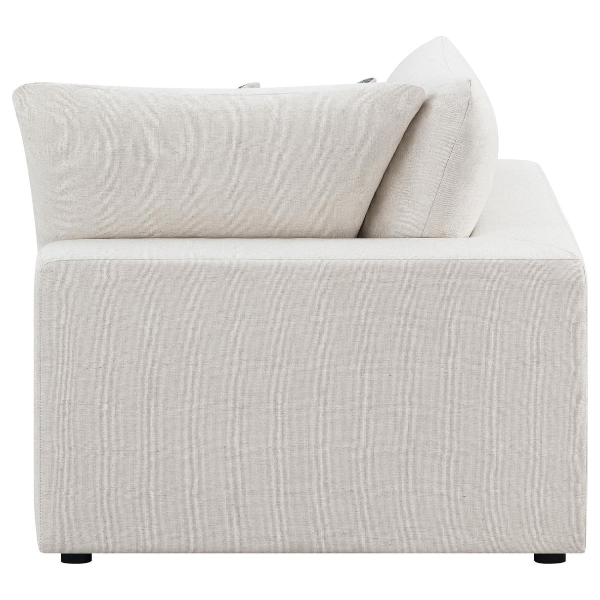Serene Beige Upholstered Corner from Coaster - Luna Furniture