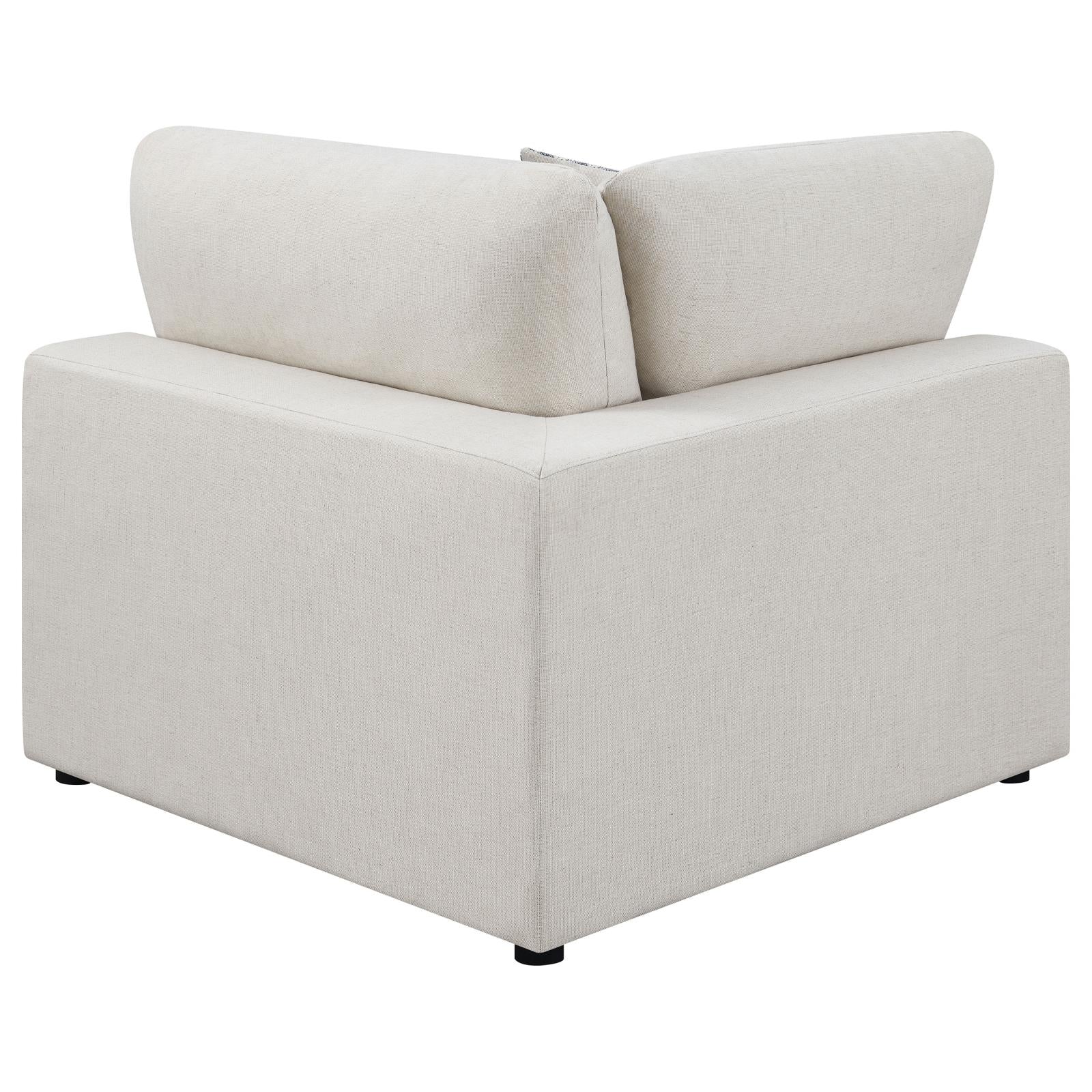 Serene Beige Upholstered Corner from Coaster - Luna Furniture