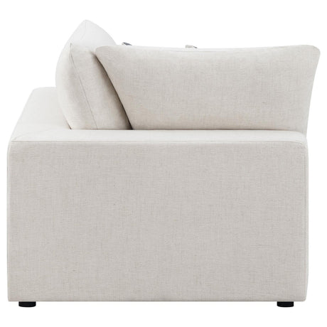 Serene Beige Upholstered Corner from Coaster - Luna Furniture