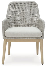 Seton Creek Gray Outdoor Dining Arm Chair (Set of 2) - P798-601A - Luna Furniture