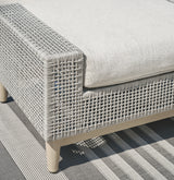 Seton Creek Gray Outdoor Ottoman with Cushion - P798-814 - Luna Furniture