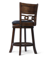 Savor Brown Swivel Counter Chair, Set of 2 from Homelegance - Luna Furniture