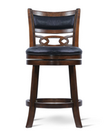 Savor Brown Swivel Counter Chair, Set of 2 from Homelegance - Luna Furniture