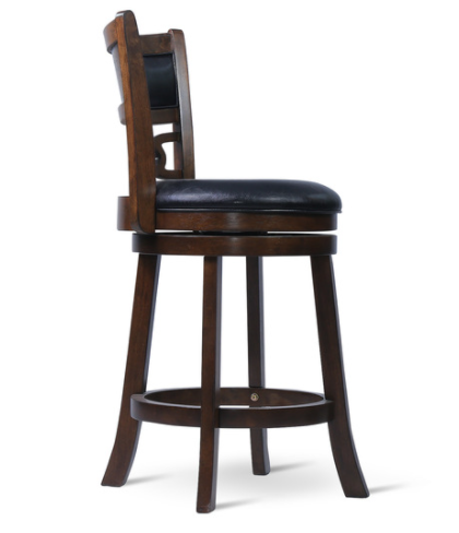 Savor Brown Swivel Counter Chair, Set of 2 from Homelegance - Luna Furniture