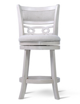 Savor White Swivel Counter Chair, Set of 2 from Homelegance - Luna Furniture