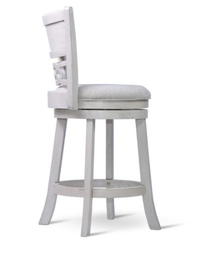 Savor White Swivel Counter Chair, Set of 2 from Homelegance - Luna Furniture
