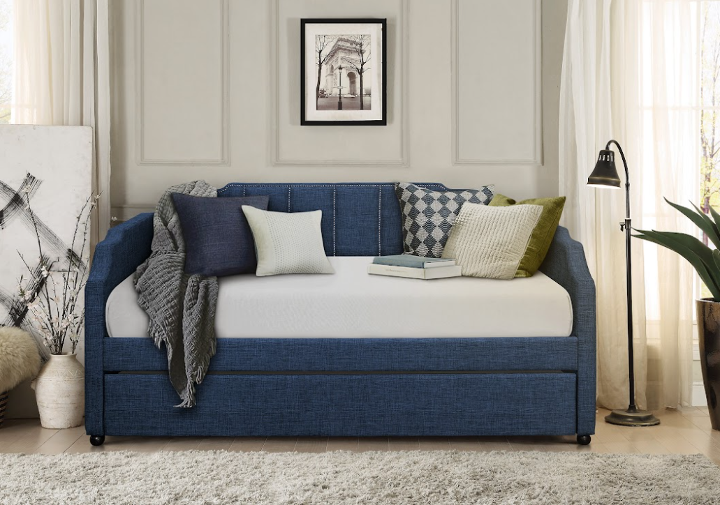 SH445BLU 2 DAYBED BLUE FINISH Luna Furniture