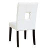Shannon Open Back Upholstered Dining Chairs White (Set of 2) - 103612WHT - Luna Furniture