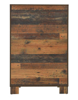 Sidney 5-drawer Chest Rustic Pine - 223145 - Luna Furniture