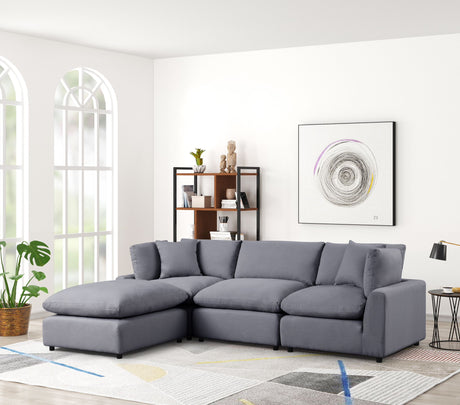SKY Charcoal Linen Modular Sectional - SKY CHARCOAL LINEN - Luna Furniture