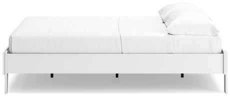 Socalle Two-tone Queen Platform Base Bed from Ashley - Luna Furniture