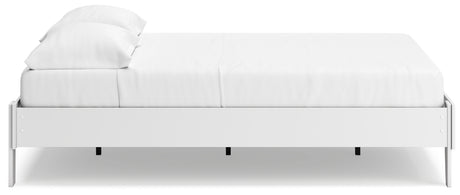 Socalle Two-tone Queen Platform Base Bed from Ashley - Luna Furniture