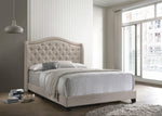 Sonoma Camel Back Queen Bed Beige - 310073Q - Luna Furniture