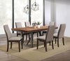 Spring Creek Dining Table with Extension Leaf Natural Walnut - 106581 - Luna Furniture