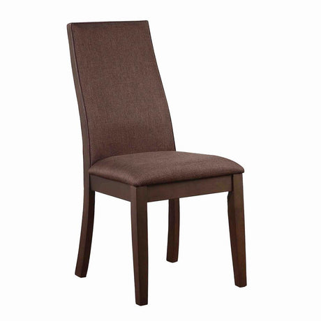 Spring Creek Upholstered Side Chairs Rich Cocoa Brown (Set of 2) - 106582 - Luna Furniture