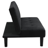Stanford Black Multipurpose Upholstered Tufted Convertible Sofa Bed from Coaster - Luna Furniture