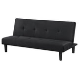 Stanford Black Multipurpose Upholstered Tufted Convertible Sofa Bed from Coaster - Luna Furniture