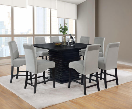 Stanton 5-Piece Dining Room Set Black/Gray - 102068-S5 - Luna Furniture