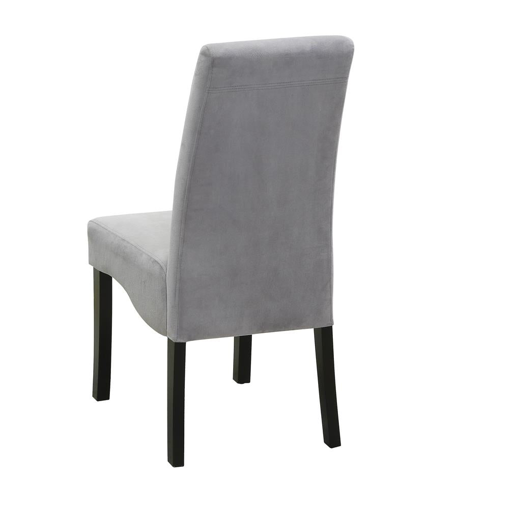 Stanton Upholstered Side Chairs Grey (Set of 2) - 102062 - Luna Furniture