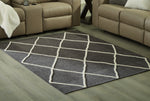Stardo Black/Ivory Medium Rug - R406282 - Luna Furniture