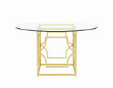 Starlight Brass Dining Table Base from Coaster - Luna Furniture