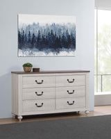 Stillwood 6-drawer Dresser Vintage Linen - 223283 - Luna Furniture