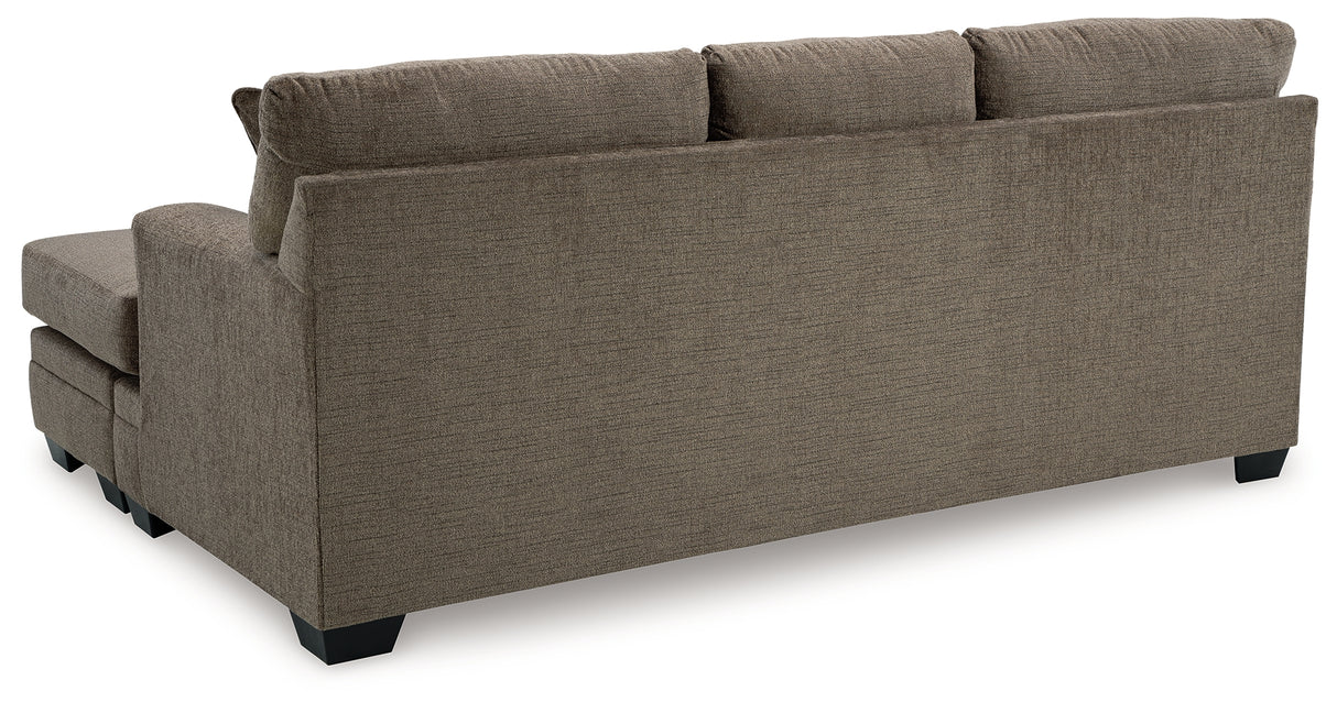 Stonemeade Nutmeg Reversible Sofa Chaise from Ashley - Luna Furniture