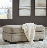 Stonemeade Taupe Ottoman - 5950414 - Luna Furniture