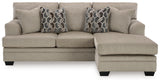 Stonemeade Taupe Sofa Chaise - 5950418 - Luna Furniture