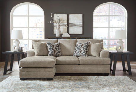 Stonemeade Taupe Reversible Sofa Chaise from Ashley - Luna Furniture