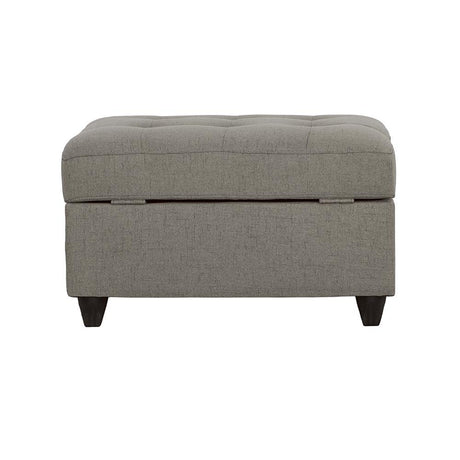 Stonenesse Gray Tufted Storage Ottoman from Coaster - Luna Furniture