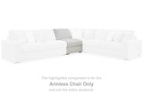 Stupendous Alloy Armless Chair from Ashley - Luna Furniture