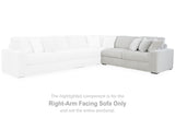 Stupendous Alloy Right-Arm Facing Sofa from Ashley - Luna Furniture
