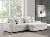 Sunday Beige 2-Piece RAF Sectional from Happy Homes - Luna Furniture