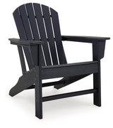 Sundown Treasure Black Adirondack Chair from Ashley - Luna Furniture