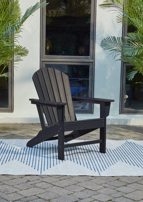 Sundown Treasure Black Adirondack Chair from Ashley - Luna Furniture