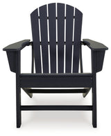 Sundown Treasure Black Adirondack Chair from Ashley - Luna Furniture