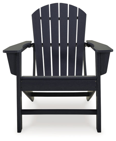 Sundown Treasure Black Adirondack Chair from Ashley - Luna Furniture