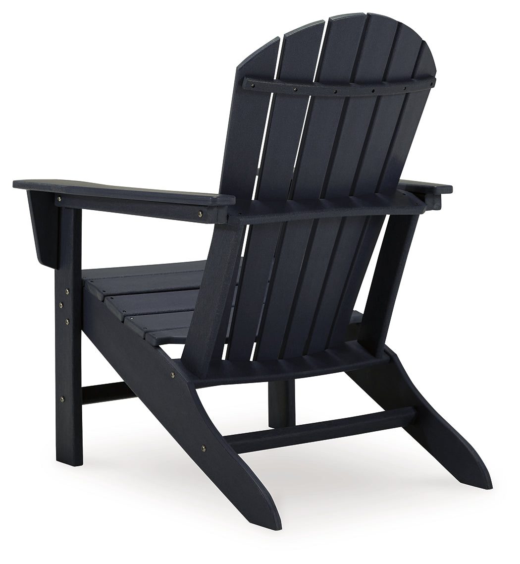 Sundown Treasure Black Adirondack Chair from Ashley - Luna Furniture