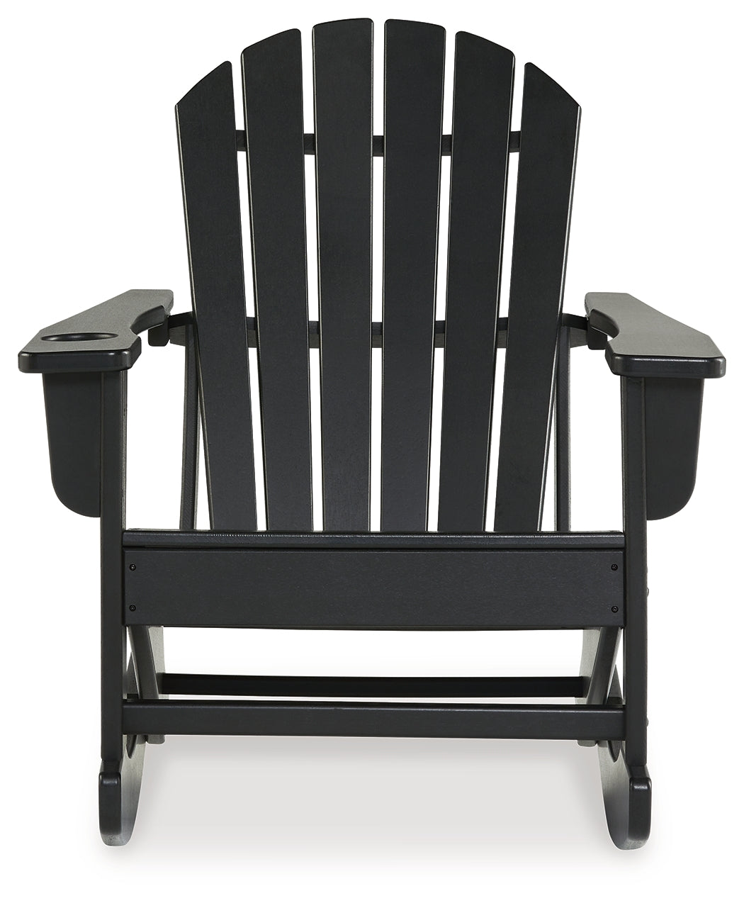 Sundown Treasure Black Outdoor Rocking Chair - P008-827 - Luna Furniture