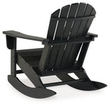 Sundown Treasure Black Outdoor Rocking Chair - P008-827 - Luna Furniture
