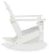 Sundown Treasure White Outdoor Rocking Chair - P011-827 - Luna Furniture